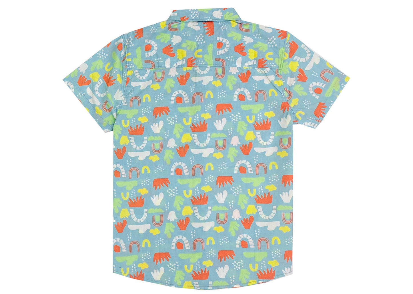 Hand Drawn Abstract Doodle Pattern Print Shirt