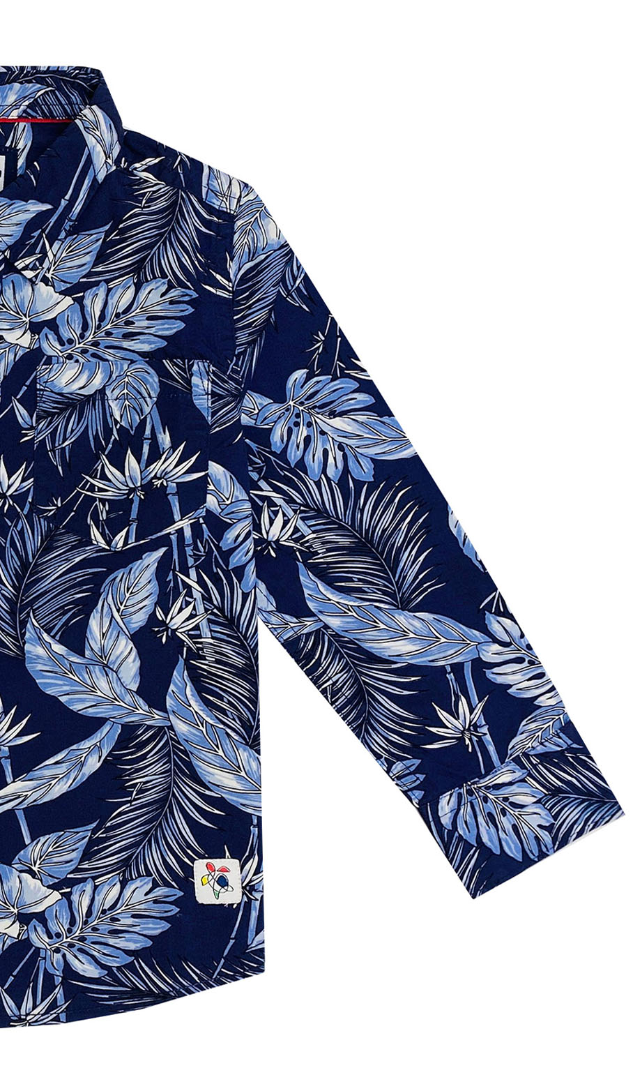 Tropical Print Full Sleeve Shirt