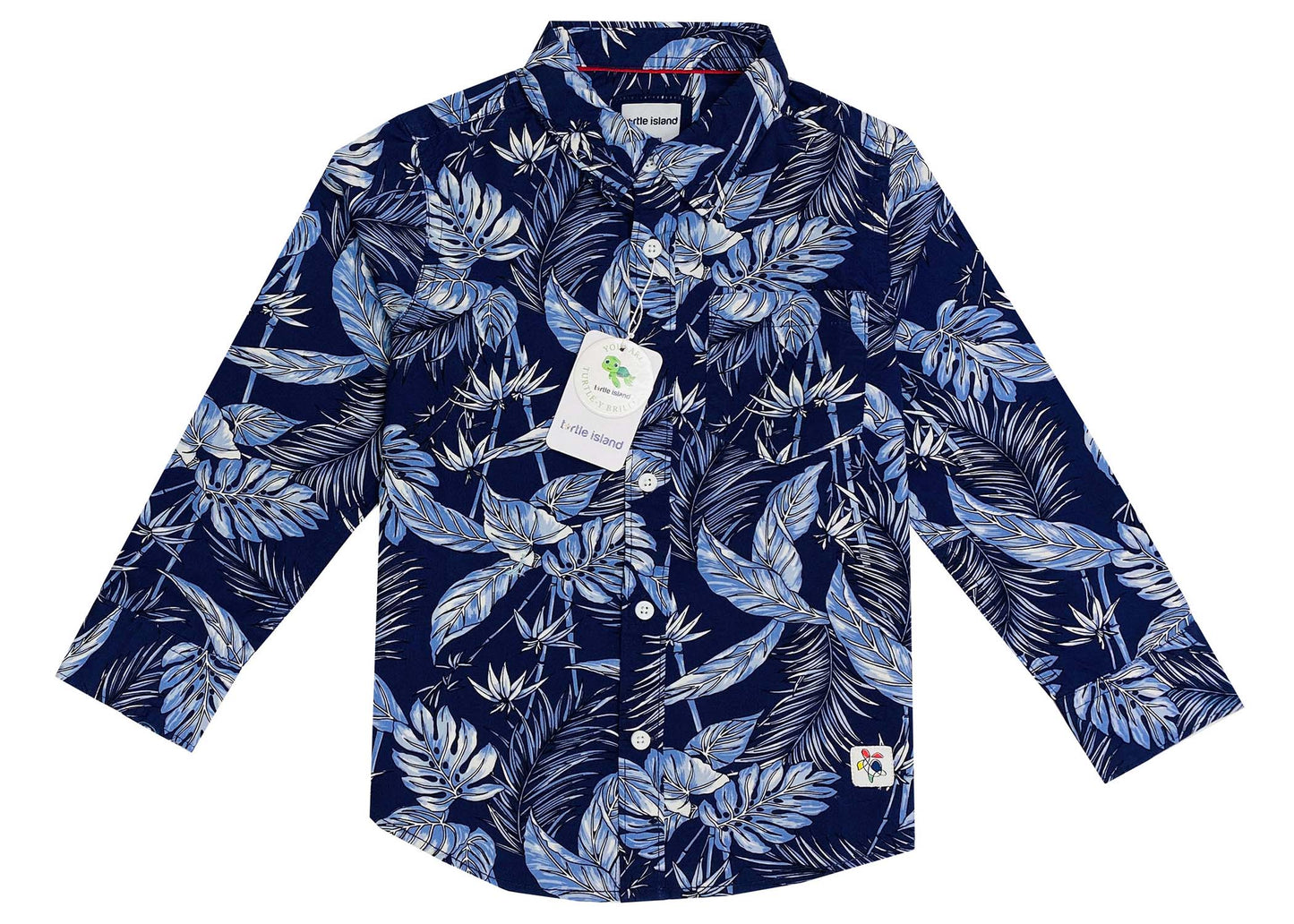 Tropical Print Full Sleeve Shirt