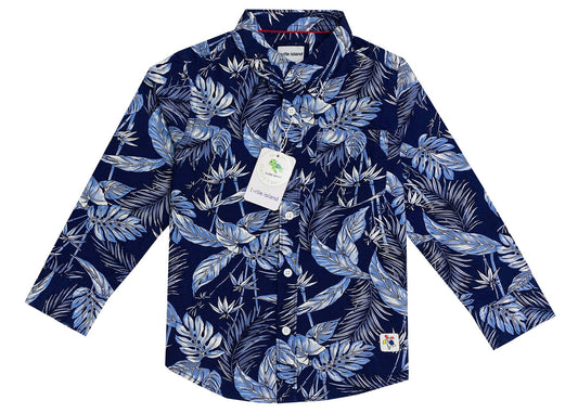 Tropical Print Full Sleeve Shirt