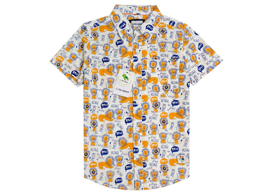 Roaring Lion Print Shirt