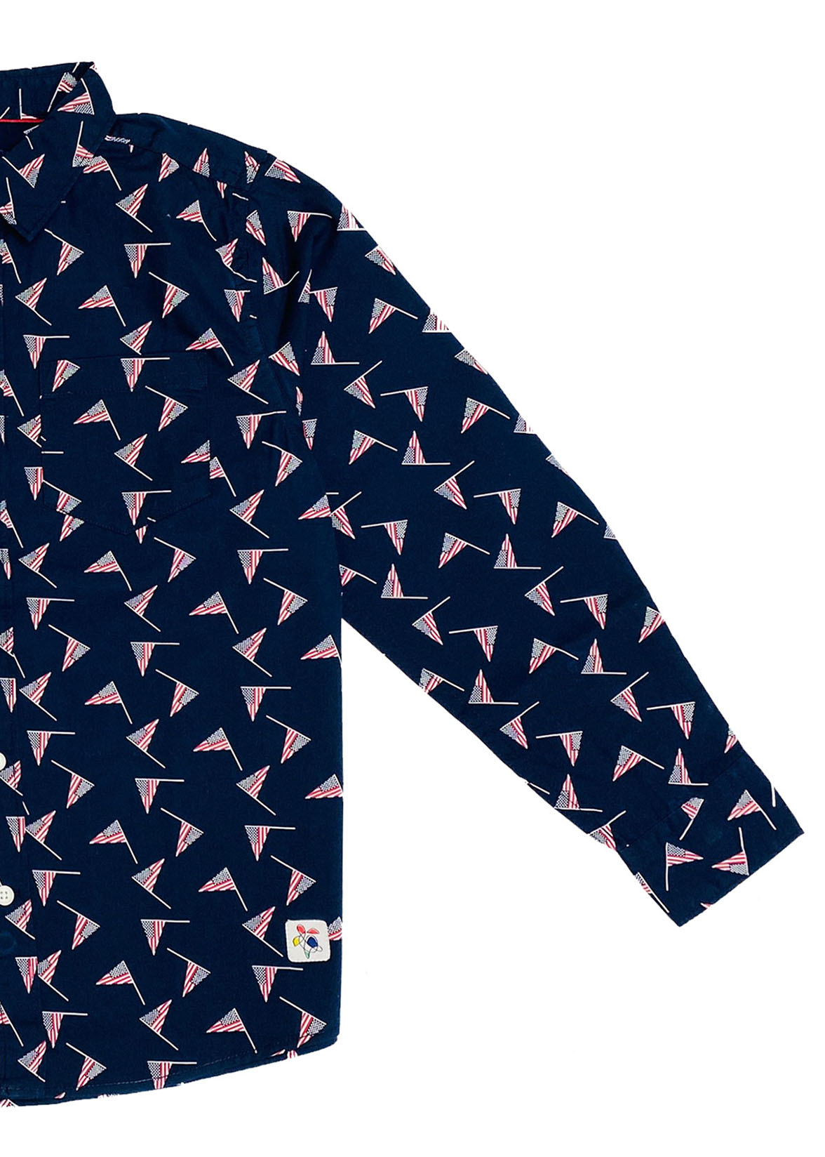 Flag Print Shirt